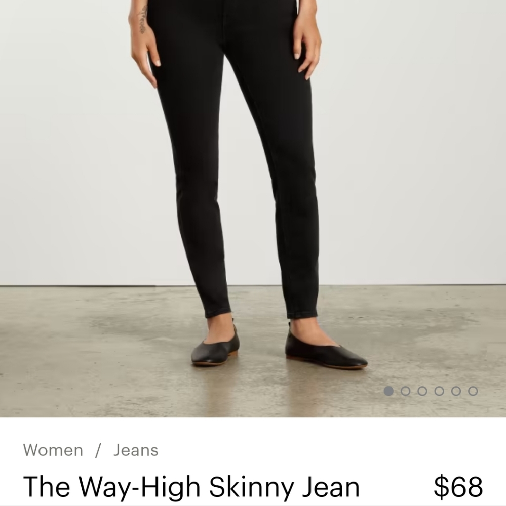 Everlane - The Way High Skinny Jean - Size 32 - Cropped & Frayed Hem